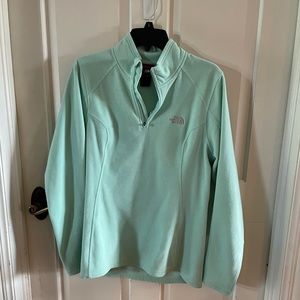North Face Ladies Larger Sweatshirt Seafoam Green